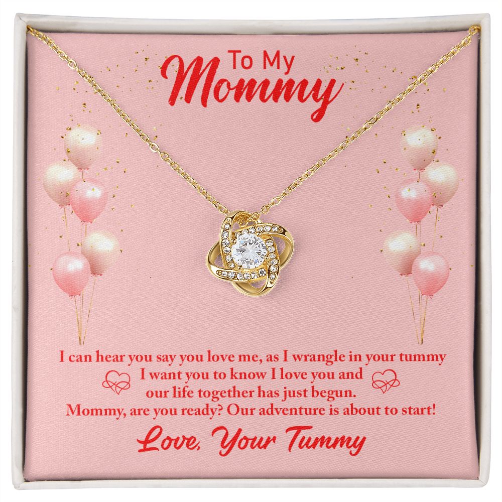 Mommy To Be Necklace from Baby in the Womb Mothers Day Gift for New Mom Baby Shower Pregnant Wife Mother to Be Expecting Mom from the Tummy