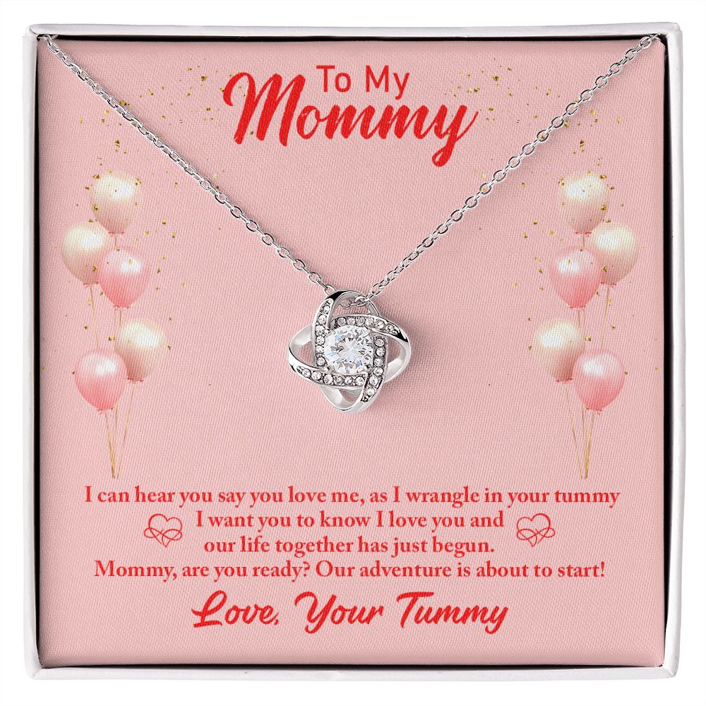 Mommy To Be Necklace from Baby in the Womb Mothers Day Gift for New Mom Baby Shower Pregnant Wife Mother to Be Expecting Mom from the Tummy