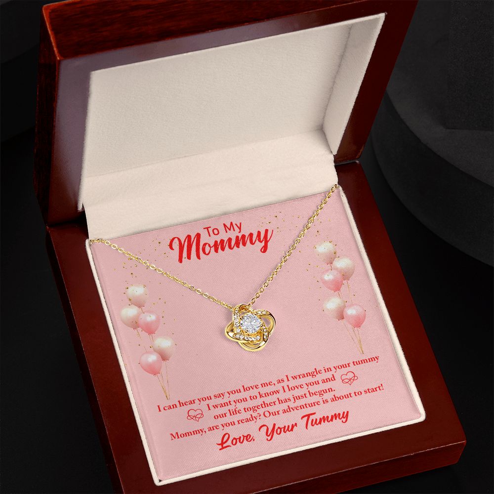 Mommy To Be Necklace from Baby in the Womb Mothers Day Gift for New Mom Baby Shower Pregnant Wife Mother to Be Expecting Mom from the Tummy